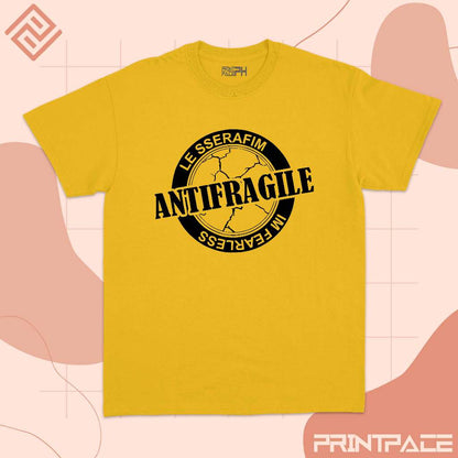 LE SSERAFIM - Anti Fragile Circular Logo Kpop Shirt