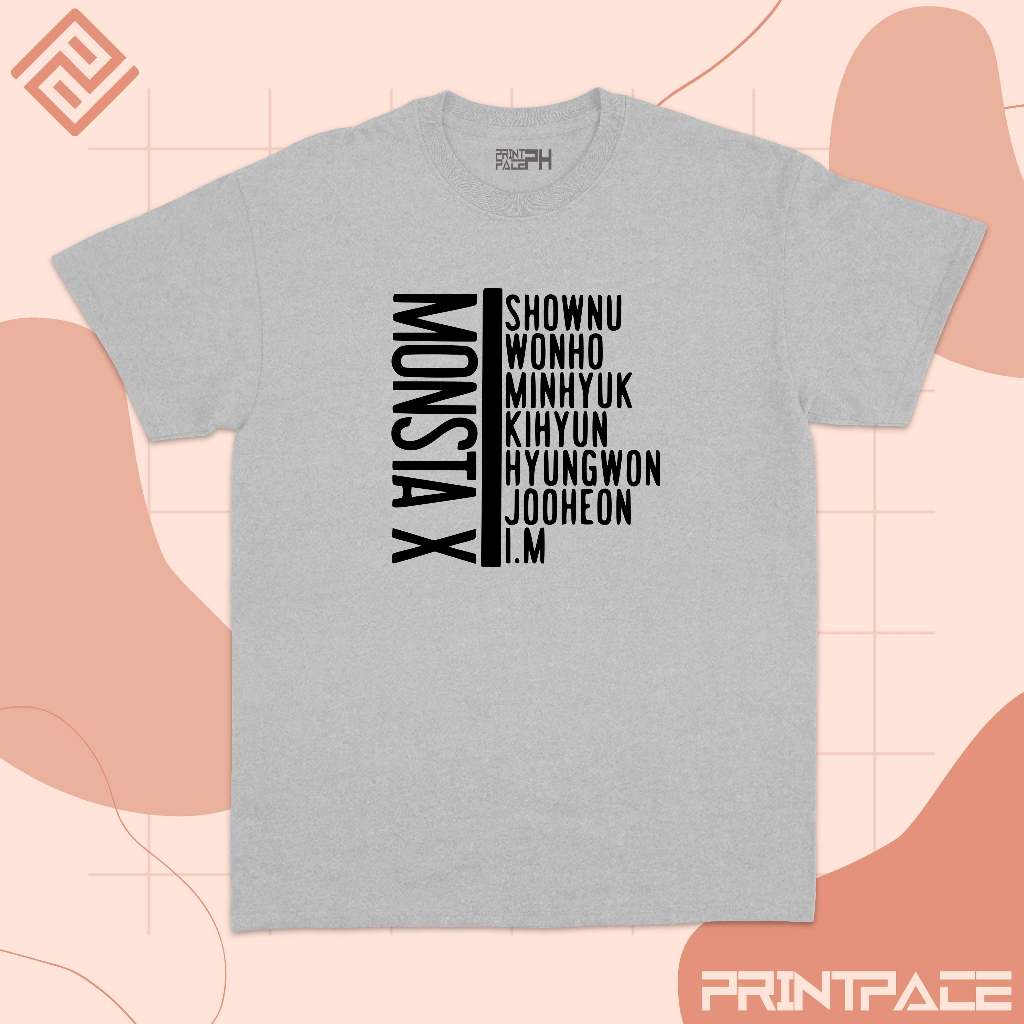 MONSTA X - Member List Kpop Shirt