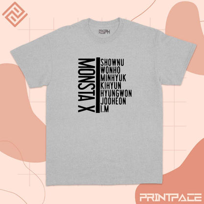 MONSTA X - Member List Kpop Shirt