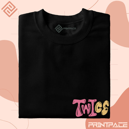 TWICE -  Twice Pocket Logo Kpop Shirt
