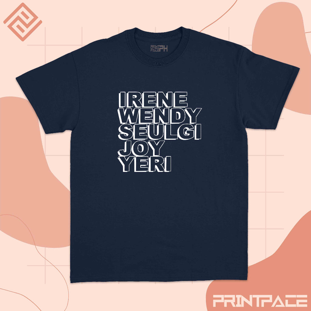 RED VELVET -  Name Typography Kpop Shirt