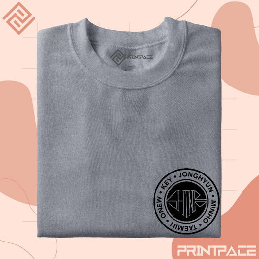 SHINEE - Circular Pocket Logo Kpop Shirt
