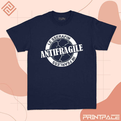 LE SSERAFIM - Anti Fragile Circular Logo Kpop Shirt