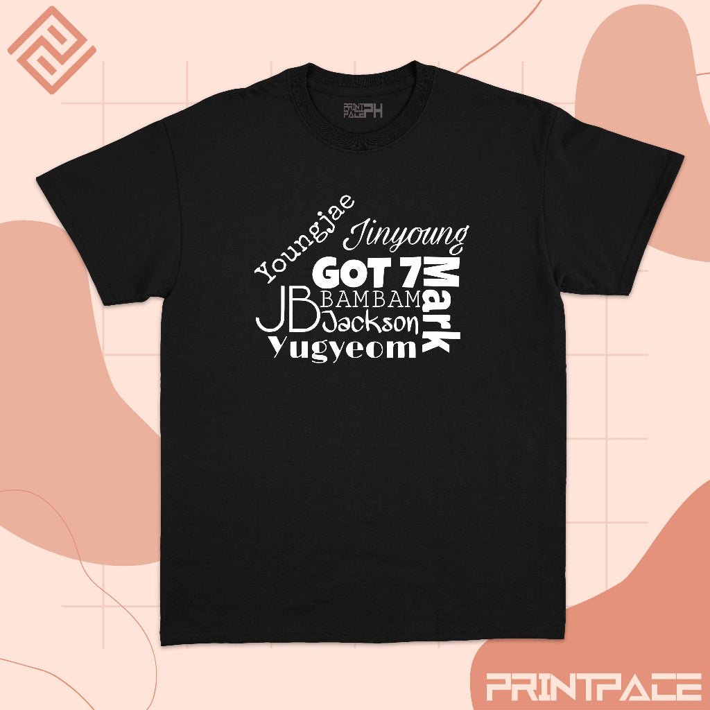 GOT7 -  Classic Text Logo Kpop Shirt