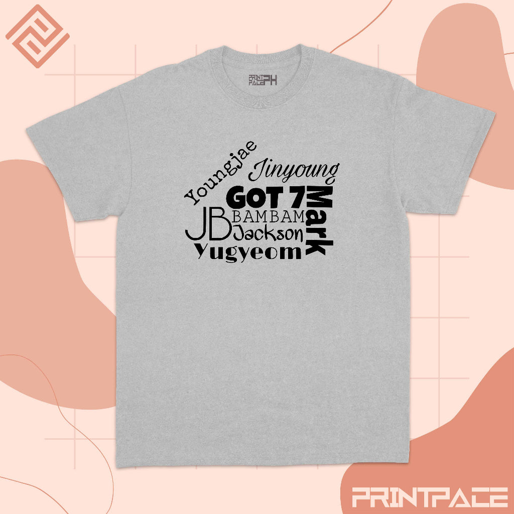 GOT7 -  Classic Text Logo Kpop Shirt