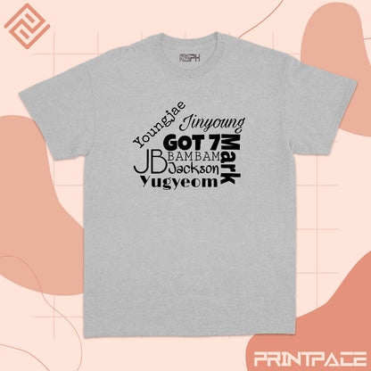GOT7 -  Classic Text Logo Kpop Shirt