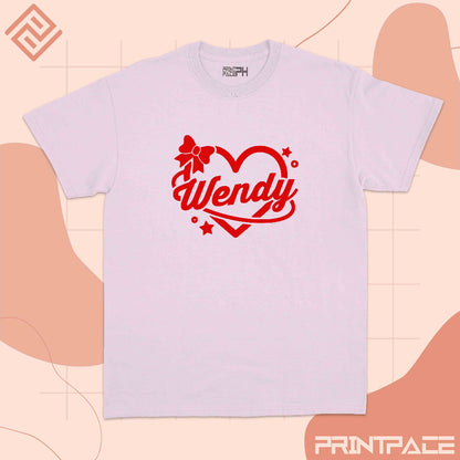 RED VELVET - Wendy Heart Logo Kpop Shirt