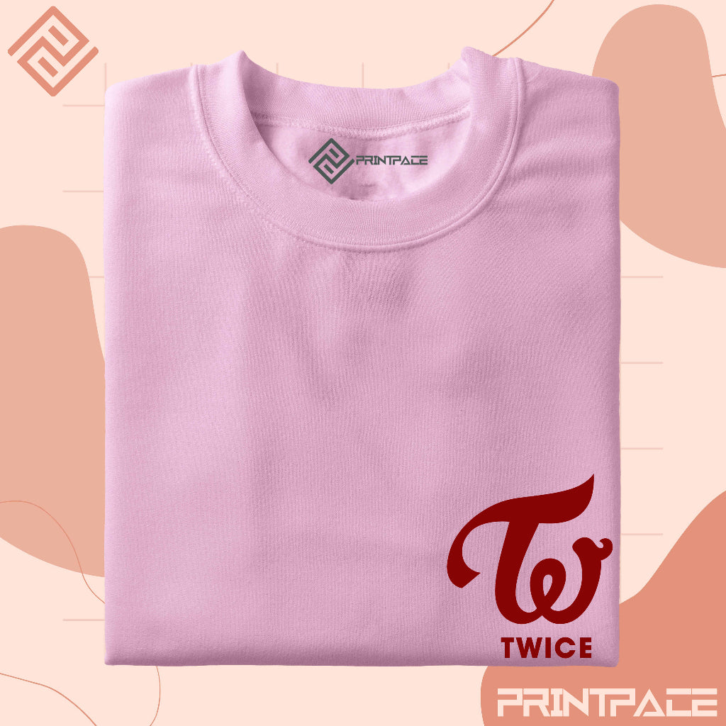 TWICE -  Text Pocket Logo 2 Kpop Shirt