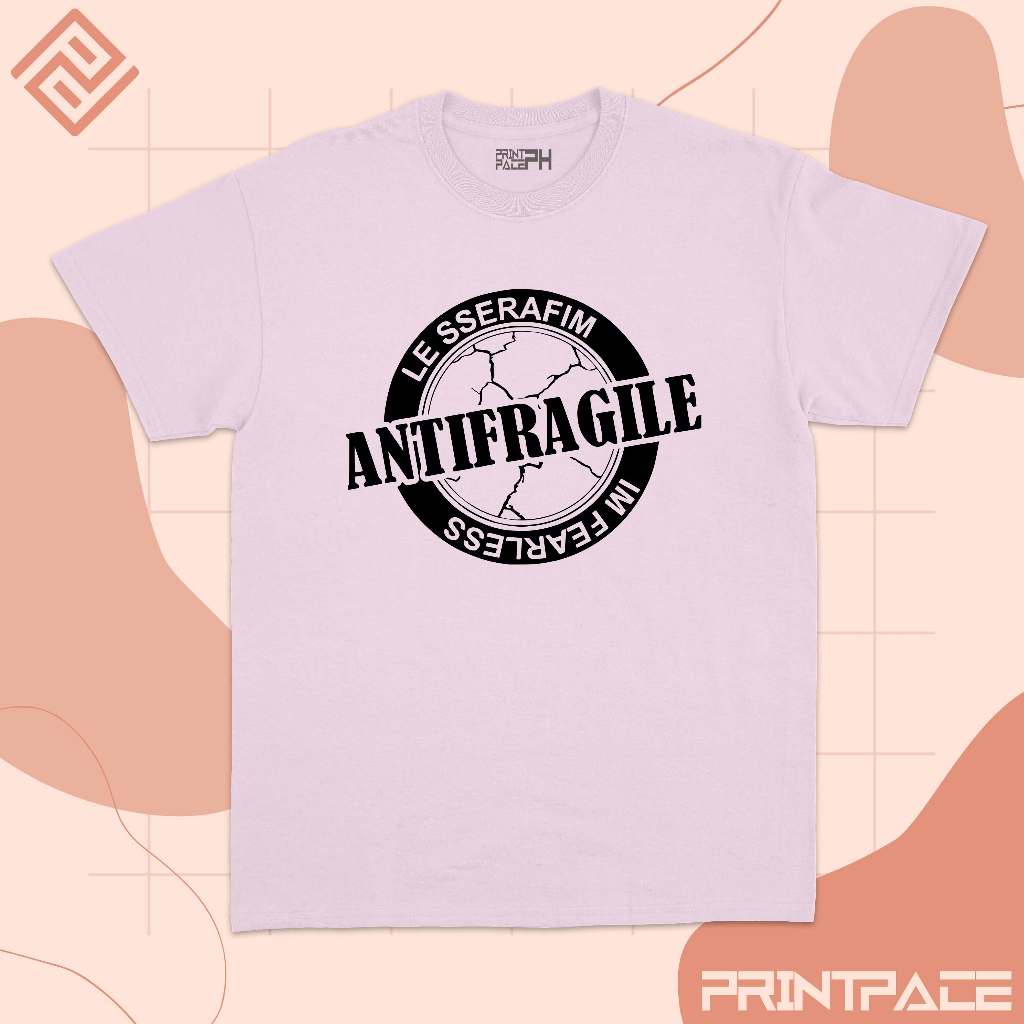 LE SSERAFIM - Anti Fragile Circular Logo Kpop Shirt