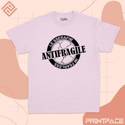 LE SSERAFIM - Anti Fragile Circular Logo Kpop Shirt