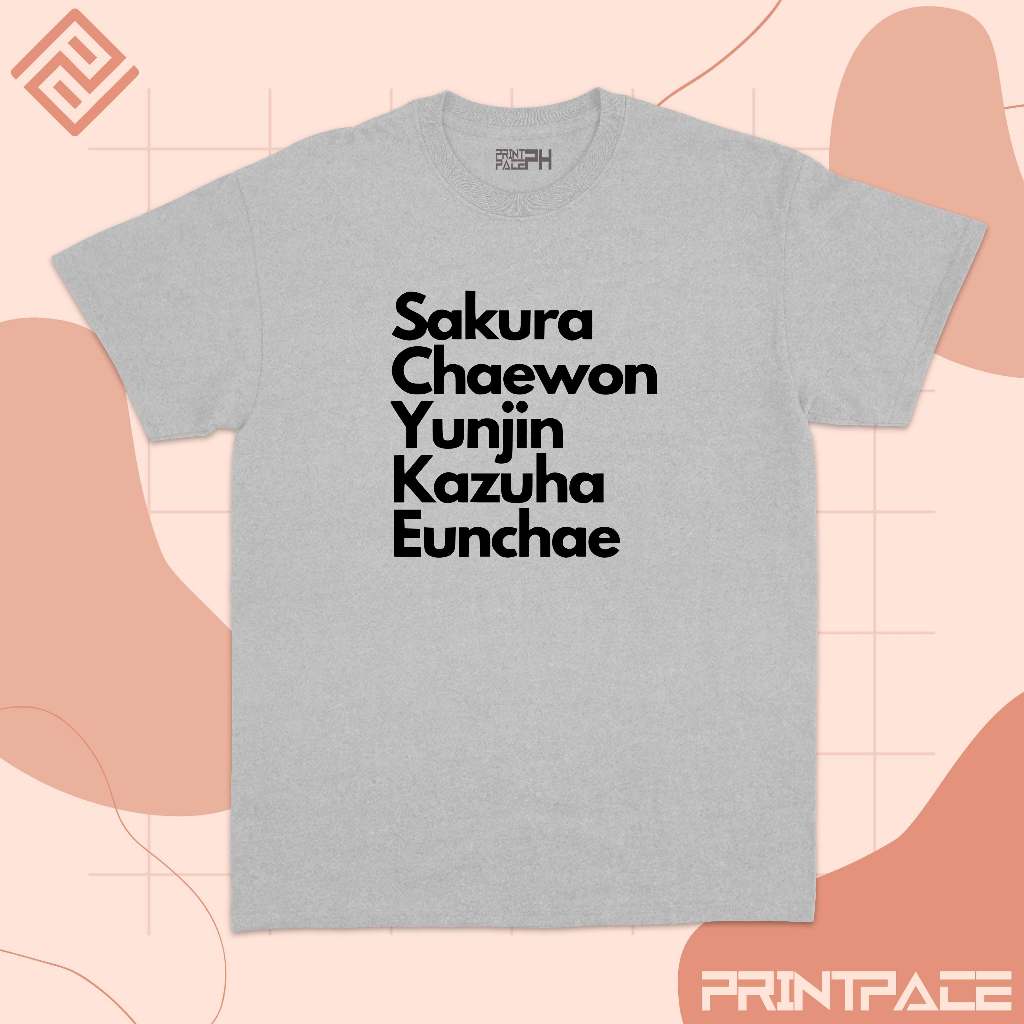 LE SSERAFIM - Name List Kpop Shirt