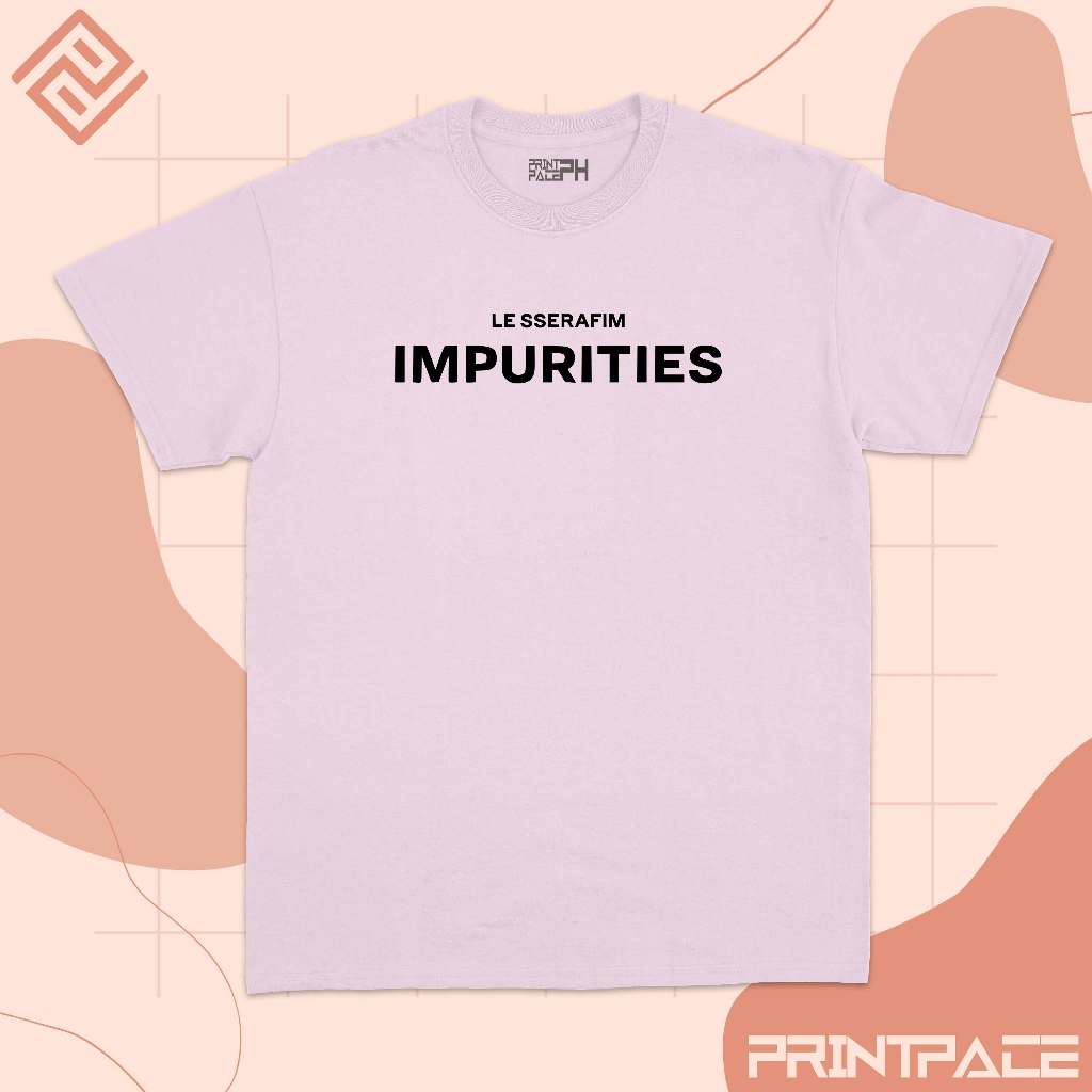 LE SSERAFIM - Impurities Minimalist Kpop Shirt
