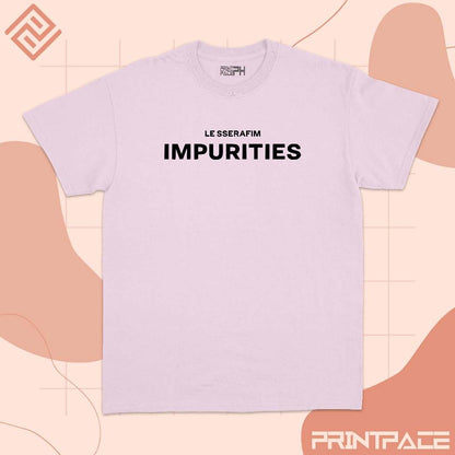 LE SSERAFIM - Impurities Minimalist Kpop Shirt