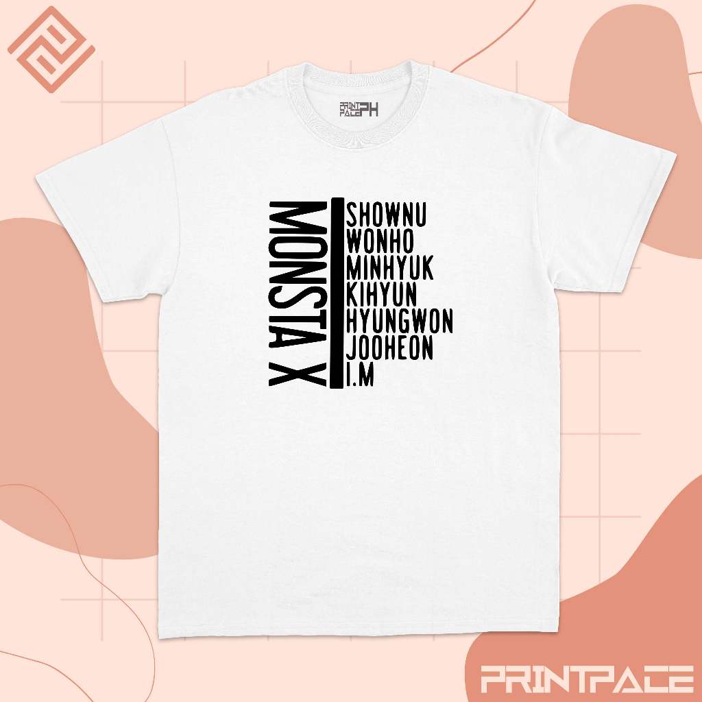 MONSTA X - Member List Kpop Shirt