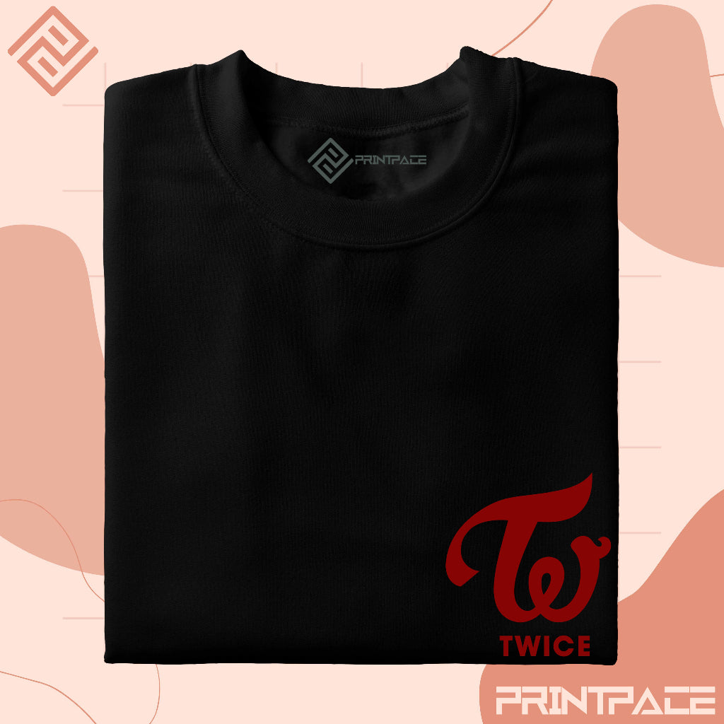 TWICE -  Text Pocket Logo 2 Kpop Shirt