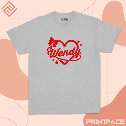 RED VELVET - Wendy Heart Logo Kpop Shirt