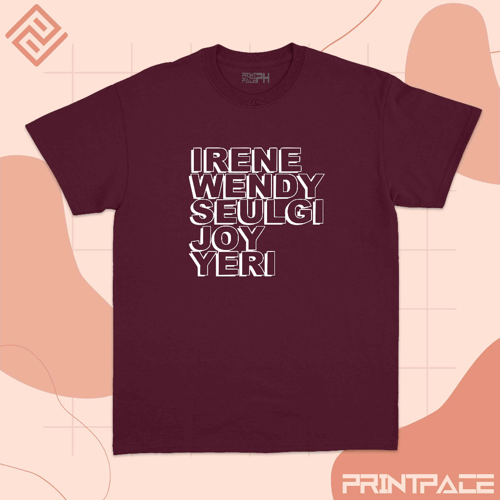 RED VELVET -  Name Typography Kpop Shirt