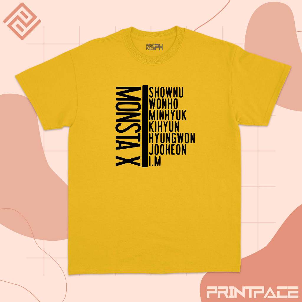 MONSTA X - Member List Kpop Shirt
