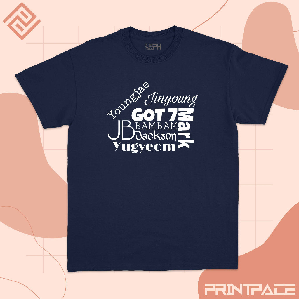 GOT7 -  Classic Text Logo Kpop Shirt
