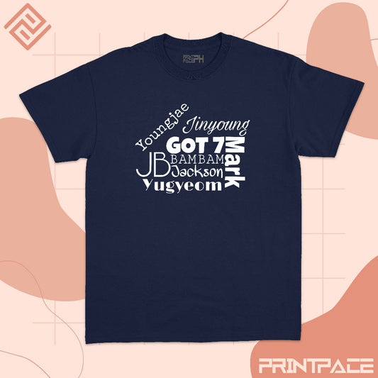 GOT7 -  Classic Text Logo Kpop Shirt