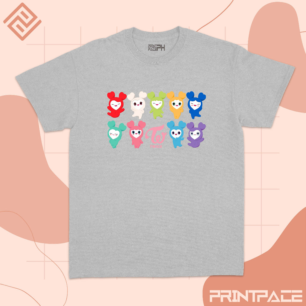TWICE - OT9 Lovely Graphic Kpop Shirt