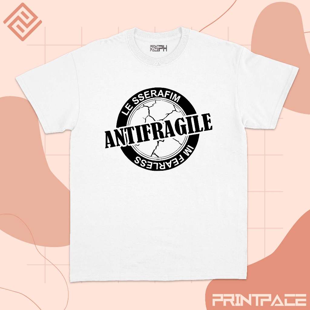 LE SSERAFIM - Anti Fragile Circular Logo Kpop Shirt