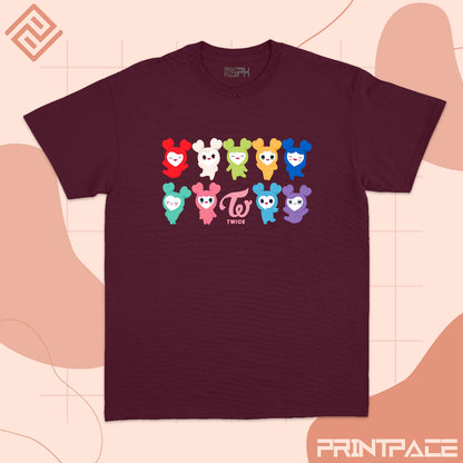 TWICE - OT9 Lovely Graphic Kpop Shirt