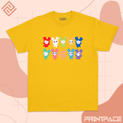 TWICE - OT9 Lovely Graphic Kpop Shirt