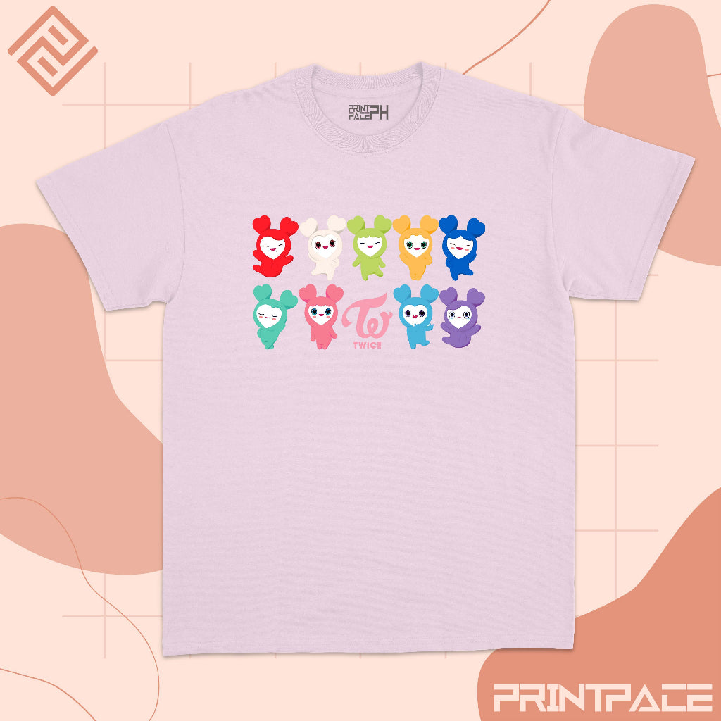 TWICE - OT9 Lovely Graphic Kpop Shirt