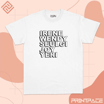 RED VELVET -  Name Typography Kpop Shirt
