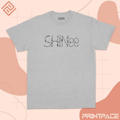 SHINEE - Name Typography Logo Kpop Shirt
