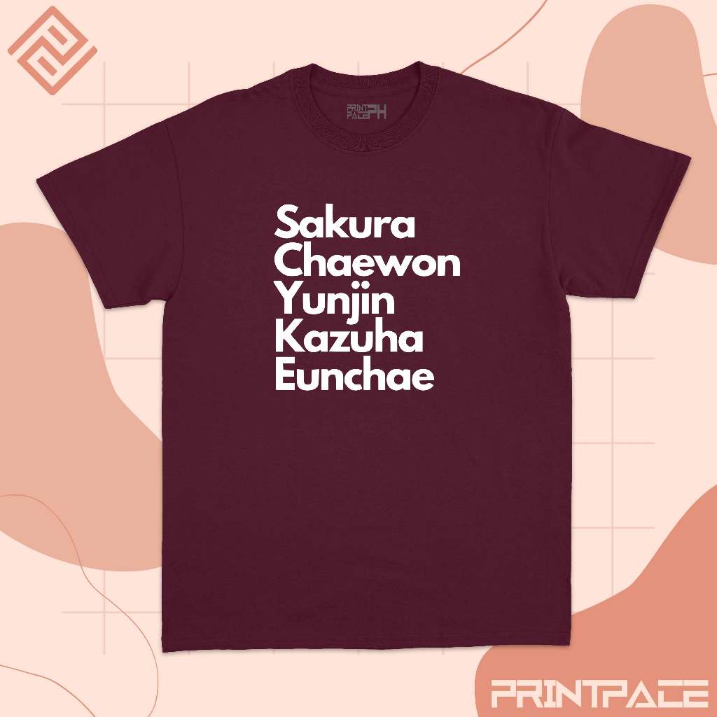 LE SSERAFIM - Name List Kpop Shirt