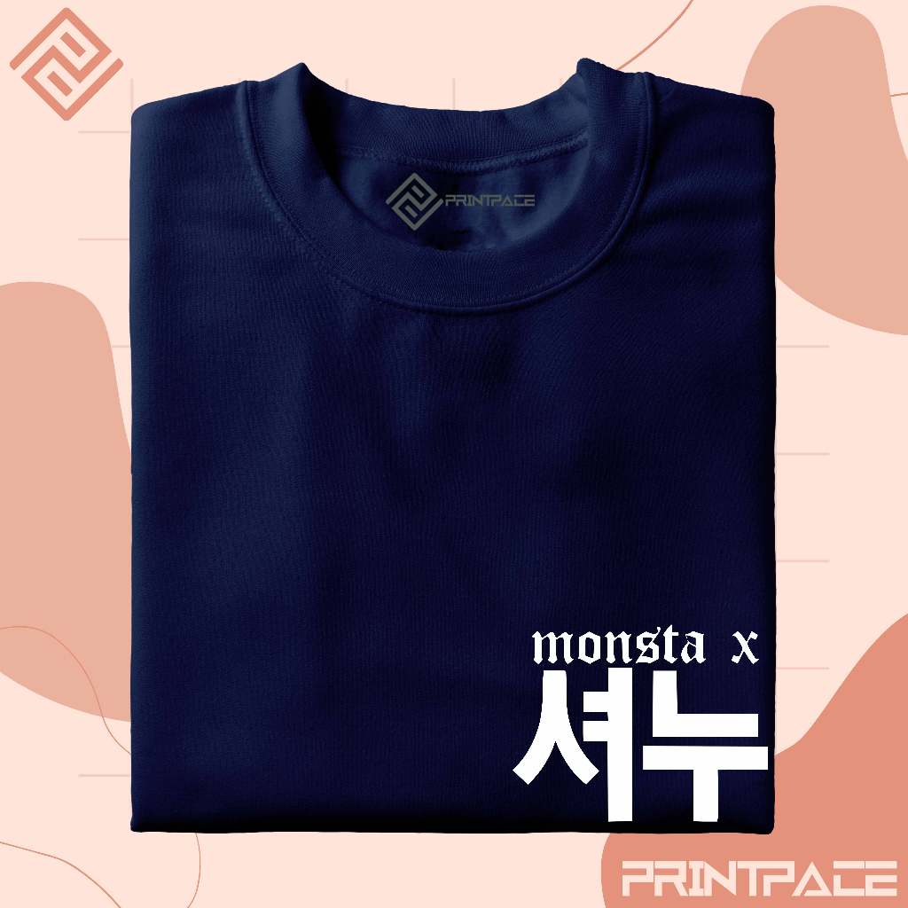 MONSTA X - Typography Pocket Kpop Shirt