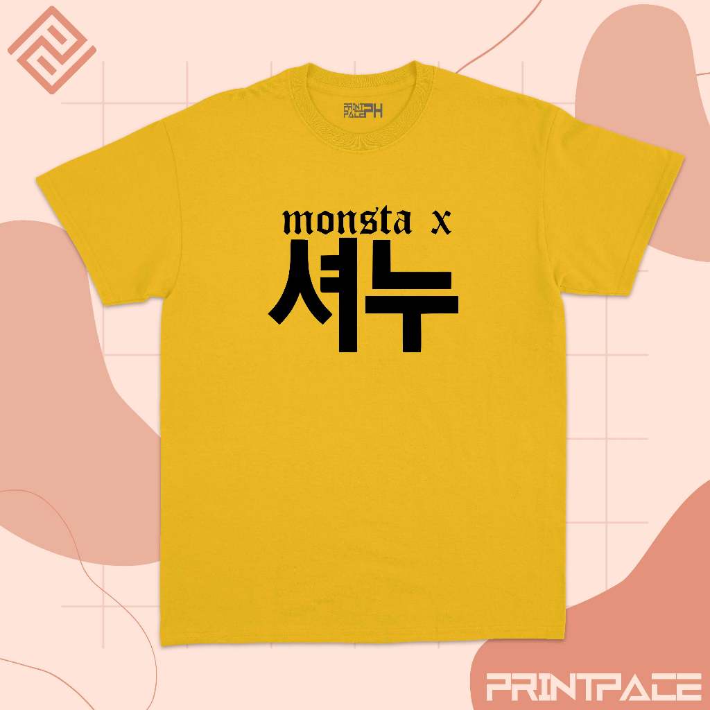 MONSTA X - Typography Kpop Shirt