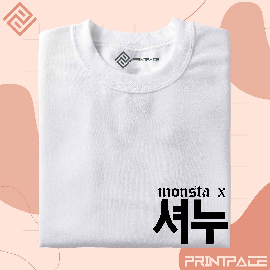 MONSTA X - Typography Pocket Kpop Shirt