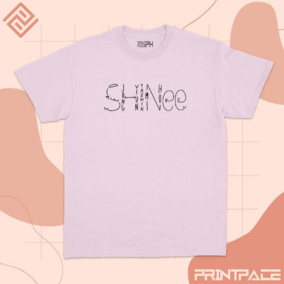 SHINEE - Name Typography Logo Kpop Shirt
