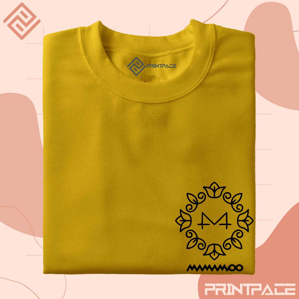 MAMAMOO - Yellow Flower Pocket Logo Kpop Shirt