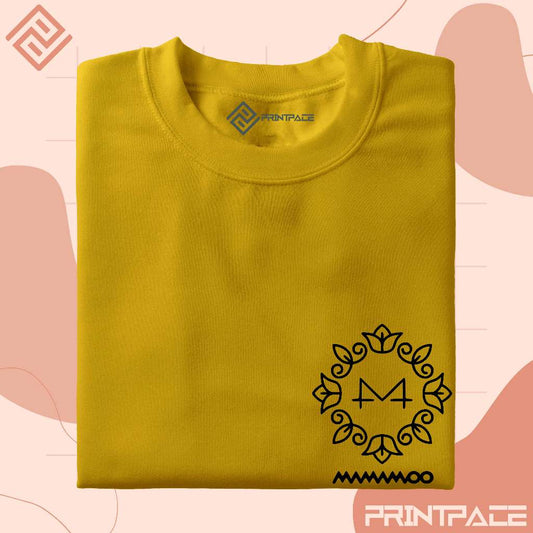 MAMAMOO - Yellow Flower Pocket Logo Kpop Shirt