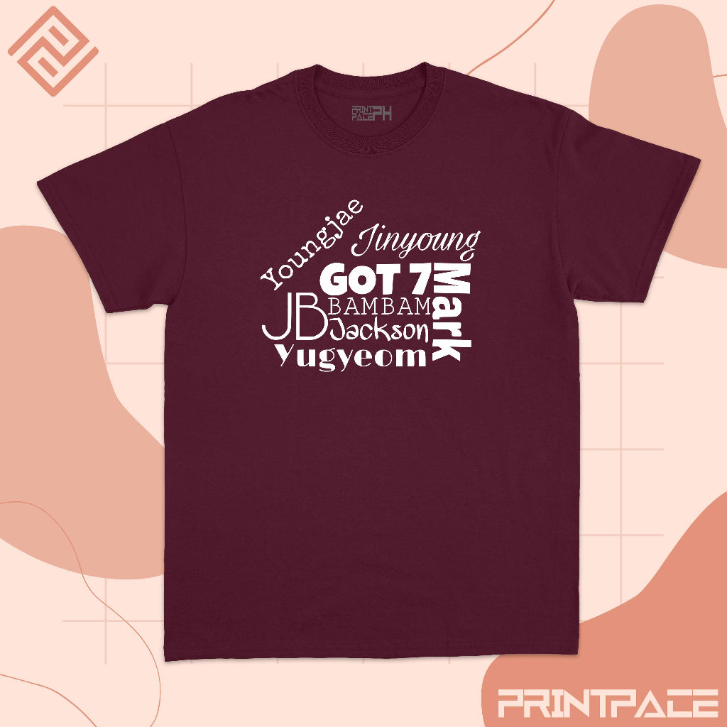 GOT7 -  Classic Text Logo Kpop Shirt