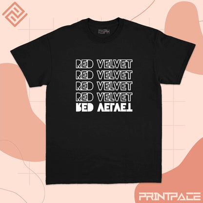 RED VELVET - RV Repetition Text Kpop Shirt