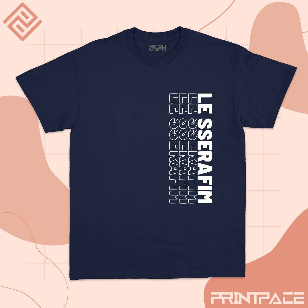 LE SSERAFIM - Typograhy Side Kpop Shirt