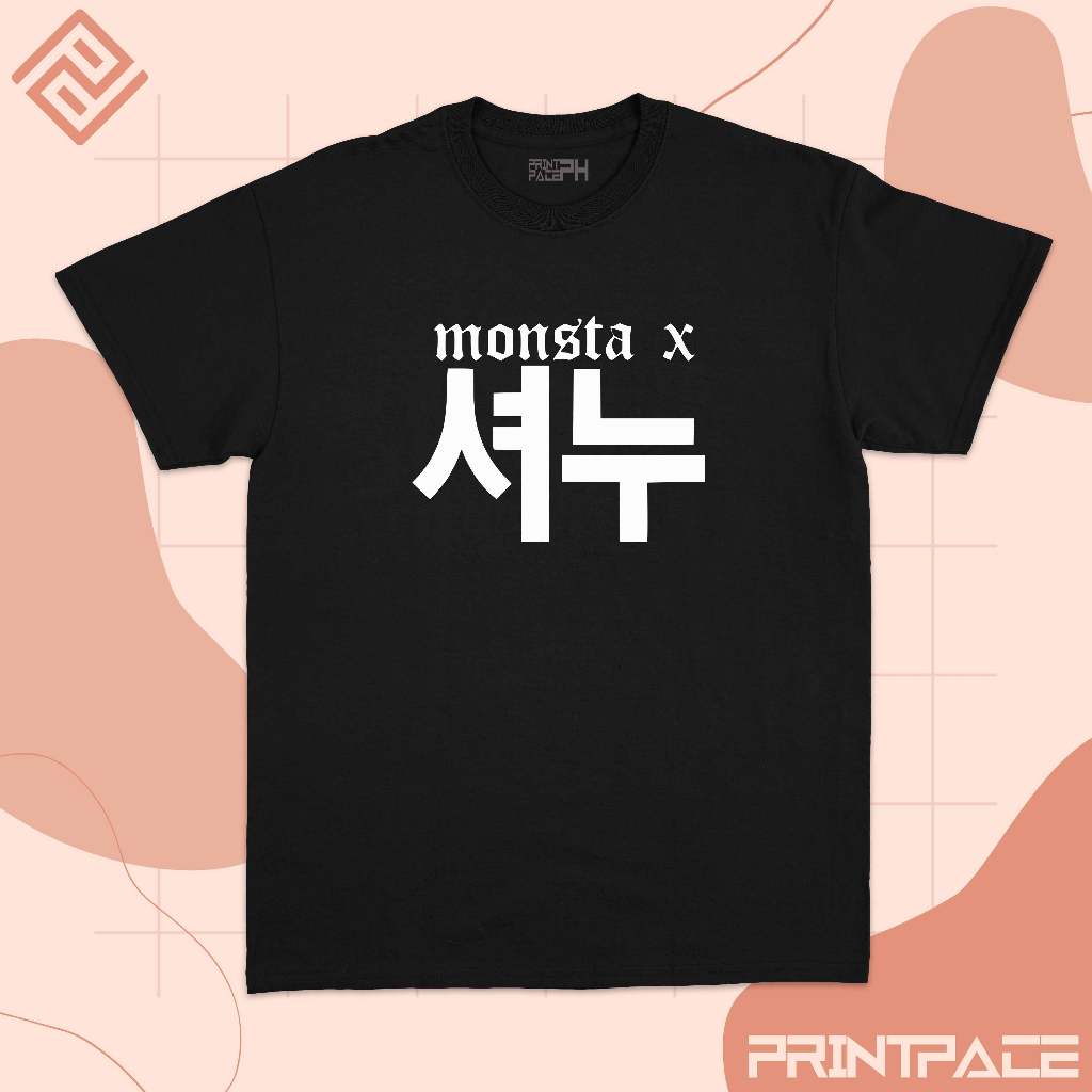 MONSTA X - Typography Kpop Shirt