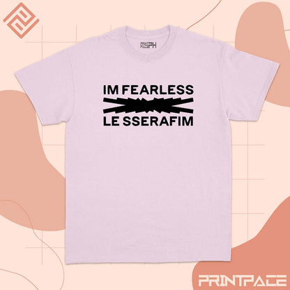 LE SSERAFIM - I'm Fearless Logo Kpop Shirt