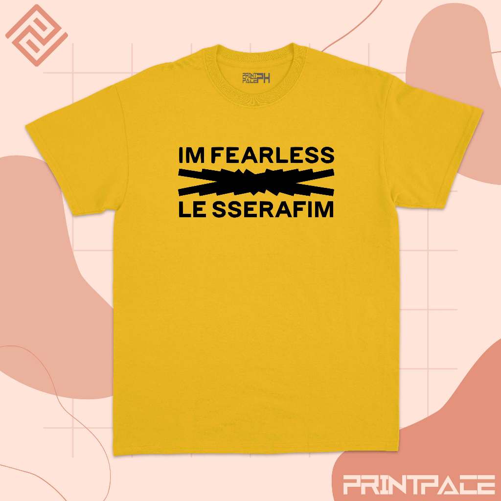 LE SSERAFIM - I'm Fearless Logo Kpop Shirt