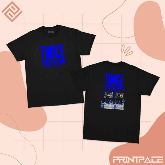 TWICE - This Is For World Tour Kpop Shirt