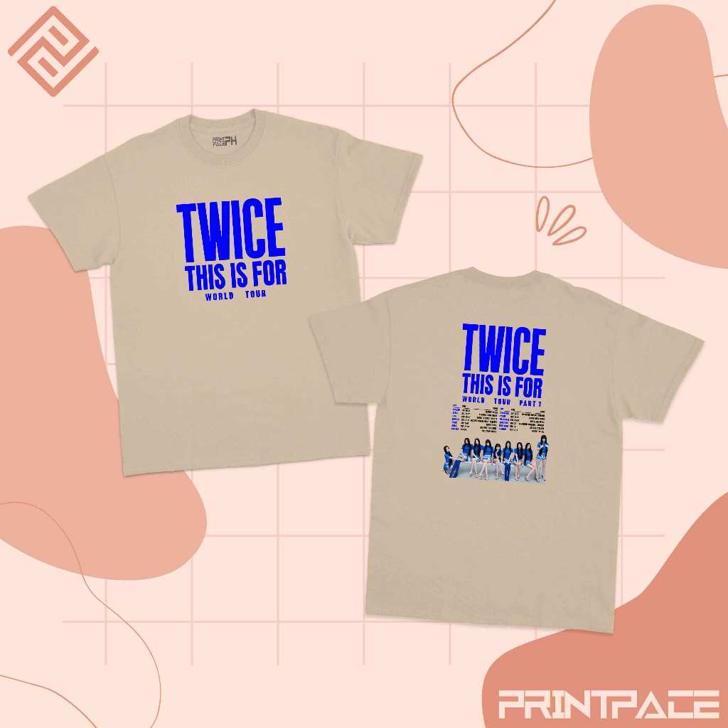 TWICE - This Is For World Tour Kpop Shirt