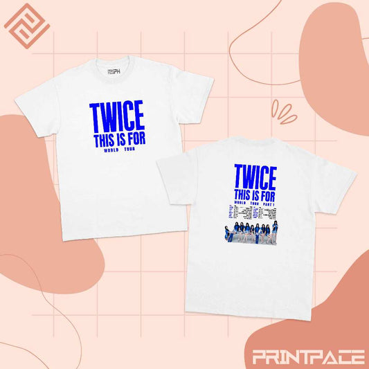TWICE - This Is For World Tour Kpop Shirt