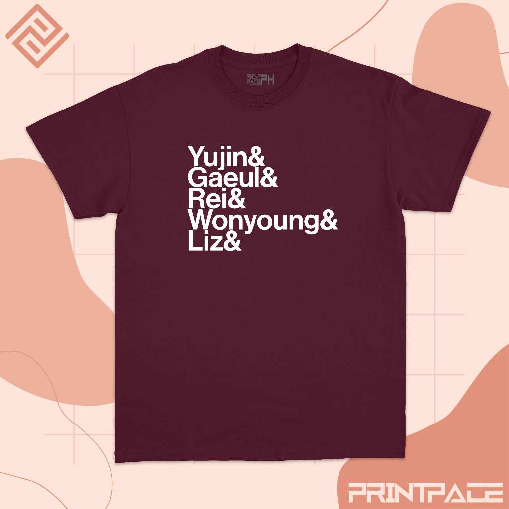 IVE - Name List Kpop Shirt