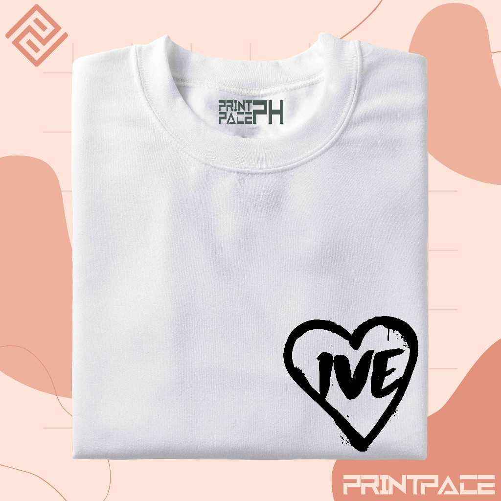 IVE - Heart Pocket Logo Kpop Shirt