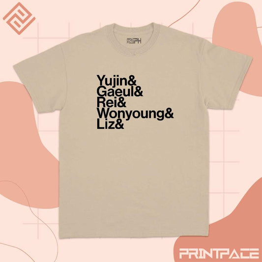 IVE - Name List Kpop Shirt